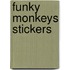 Funky Monkeys Stickers