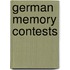 German Memory Contests