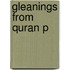 Gleanings From Quran P