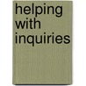 Helping with Inquiries door Louis Jacobs