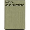 Hidden Generalizations door John J. McCarthy