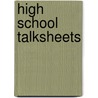 High School Talksheets by David Lynn