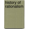 History Of Rationalism door Onbekend