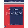 Basiscursus Word 2003