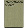 Interpretation of Data door Richard Tropper