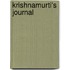 Krishnamurti's Journal
