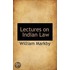 Lectures On Indian Law