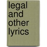 Legal And Other Lyrics door J.H. 1832-1888 Stoddart