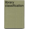 Library Classification door William Isaac Fletcher