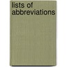 Lists of Abbreviations door Source Wikipedia