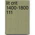 Lit Crit 1400-1800 111