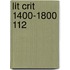 Lit Crit 1400-1800 112