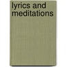 Lyrics And Meditations door William Gaspey