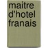 Maitre D'Hotel Franais