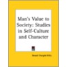 Man's Value To Society door Newell Dwight Hillis