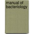 Manual Of Bacteriology