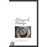 Melanges De Philologie by Louis Quicherat