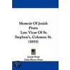 Memoir Of Josiah Pratt by Josiah Pratt
