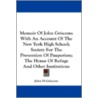 Memoir of John Griscom door John H. Griscom