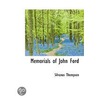 Memorials Of John Ford door Silvanus Thompson