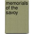 Memorials Of The Savoy