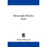 Memorials of John Ford door Onbekend