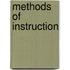 Methods Of Instruction