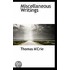 Miscellaneous Writings