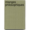 Mlanges Philosophiques by Augusto Vera