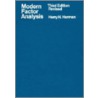 Modern Factor Analysis door Harry Horace Harman