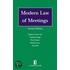 Modern Law of Meetings