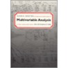 Multivariable Analysis by Alvan R. Feinstein