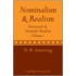 Nominalism and Realism
