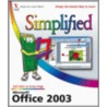 Office 2003 Simplified door Sherry Willard Kinkoph