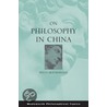 On Philosophy in China door Hyun Hochsmann