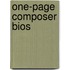 One-page Composer Bios
