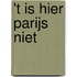't Is hier Parijs niet