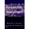 Personality Assessment door Richard I. Lanyon