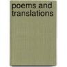 Poems And Translations door W.J. (William James) Linton