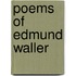 Poems Of Edmund Waller