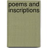 Poems and Inscriptions door Richard Watson Gilder
