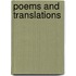 Poems and Translations