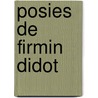 Posies de Firmin Didot by Firmin Didot