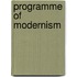 Programme of Modernism