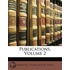 Publications, Volume 2