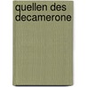 Quellen Des Decamerone by Landau Marcus