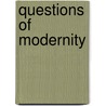 Questions of Modernity by Timothy Mitchell