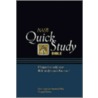 Quick Study Bible-nasb door Onbekend