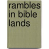 Rambles In Bible Lands door Richard Newton