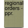 Regional Orders - Ppr. by David A. Lake